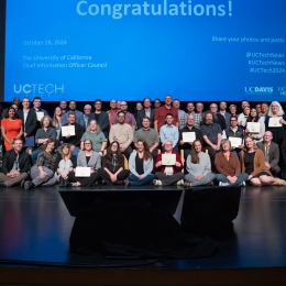 Group of UC Tech Award 2024 recipients